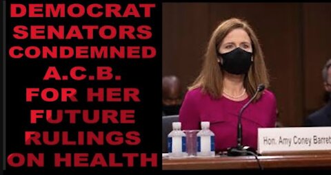 Ep.179 | DEMOCRATS PLAYED HEALTH CARD IN AMY CONEY BARRETT'S FIRST HEARING TO BLAME HER ON HER VIEWS