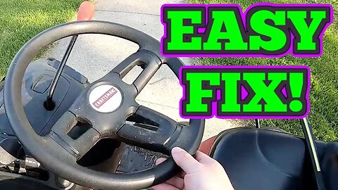 How To Fix A Loose Lawn Mower Steering Wheel - Craftsman, Husqvarna, Poulan, Weed Eater, Roper, EHP