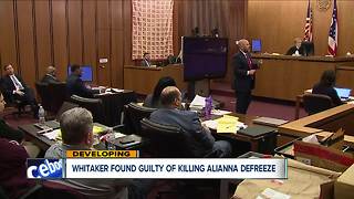 Whitaker found guilty of killing Alianna DeFreeze