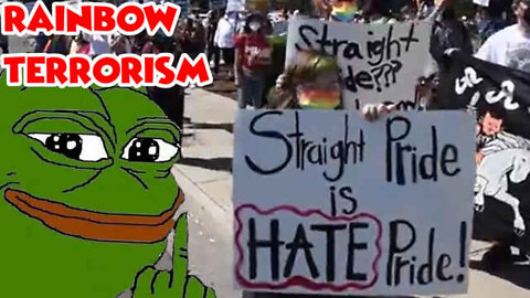 Peaceful Straight Pride March Attacked By Pro-LGBT Terrorists