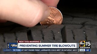 Preventing summer tire blowouts