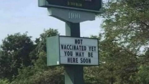 A Windsor Cemetery Removed Its 'Not Vaccinated Yet' Sign After Receiving Threats (PHOTO)