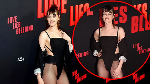 Kristen Stewart is nearly naked in eye-popping black bodysuit