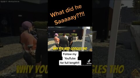 What did he say? Eating what?? #Short #DonDadaRP #RolePlay #Clip #fyp #fypシ #foryoupage #gta #gtav