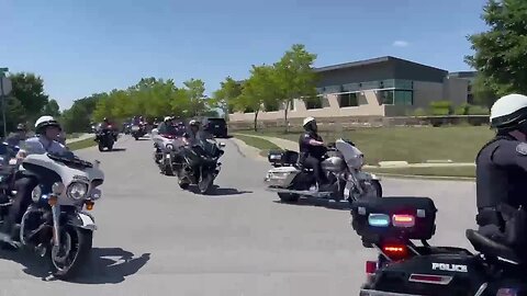 Procession for fallen Ofc. Jonah Oswald