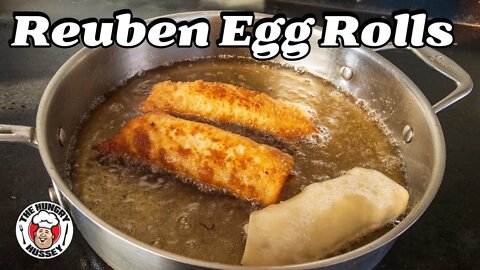 Reuben Egg Rolls on the Blackstone Griddle