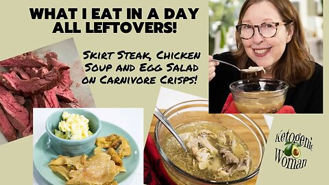 What I Eat in a Day When It's All Leftovers! | Carnivore Meal Ideas When I Am Too Busy To Cook!