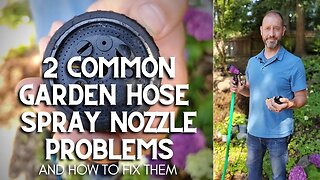 💧 Leaky Garden Hose + Nozzle? 2 Common Garden Spray Nozzle Problems & How to Fix Them #shorts 💧
