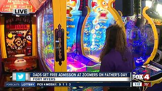 Zoomers offers free admission for dads on Father's Day