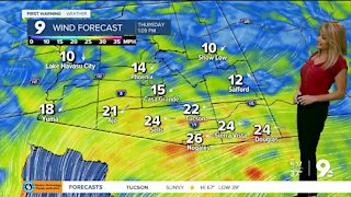 Windy and cooler air coming