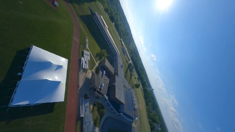 Drone freestyle high school flight