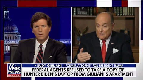 Rudy Giuliani on the FBI's raid of his apartment: FBI didn´t want to take Hunter Biden´s hard drives