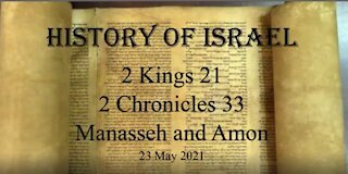 2 kings 21 Manesseh and Amon