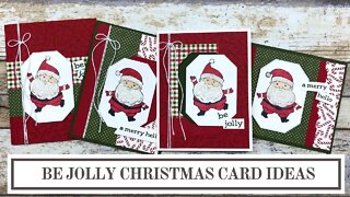 Stampin' Up! Be Jolly Christmas Card Ideas