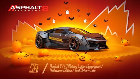 [Asphalt 8: Airborne (A8)] W Motors Lykan Hypersport Halloween Edition | Test Drive + Festival Info