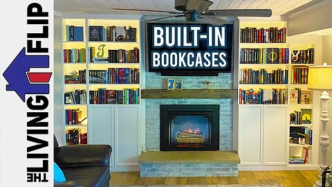 WE INSTALLED BUILT-IN BOOKCASES // TLF 58