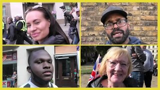 People at the 'Illegal Migration' march | LONDON | 24th September 2022