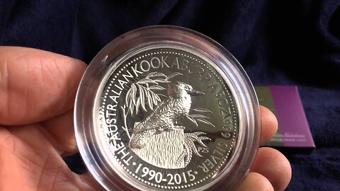 2015 High Relief Proof Silver Kookaburra: 5 oz & 1 oz