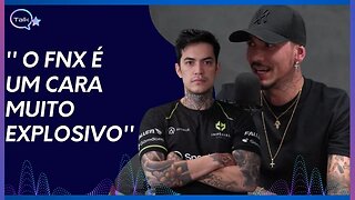 COMO É JOGAR COM O FNX? - (LUCAS TELES) | Cortes do Talk