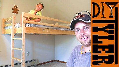 $40 Ash Loft Bed!! SAVE SPACE AND MONEY