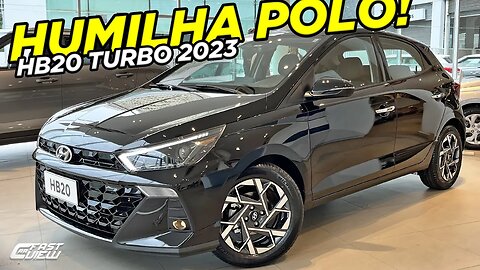 NOVO HYUNDAI HB20 PLATINUM PLUS 2023 COM MOTOR TURBO É MELHOR E MAIS EQUIPADO QUE POLO, ONIX, E 208!