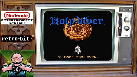 Stream Archive! Retro-Bit and IREM's Holy Diver For the NES Played on an HDMI-Modded NES Top Loader