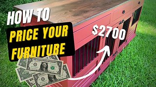 How I Price Custom Furniture Projects - Pricing Woodworking Projects