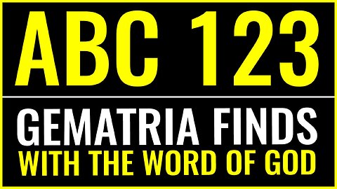 Gematria finds with the word of God