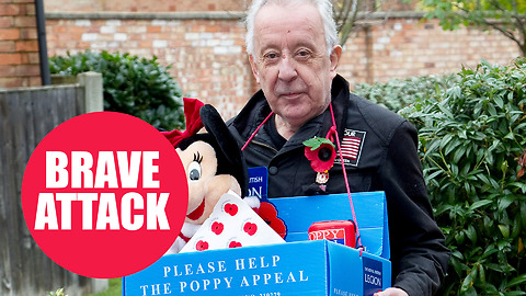 Pensioner bravely fends off muggers who try to steal his poppy collection tin