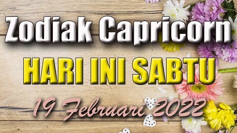 Ramalan Zodiak Capricorn Hari Ini Sabtu 19 Februari 2022 Asmara Karir Usaha Bisnis Kamu!