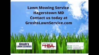 Lawn Mowing Service Hagerstown MD Grosh's Lawn Service