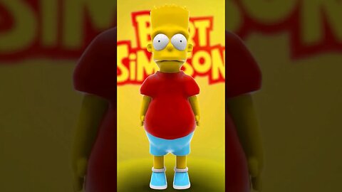 Bart Simpson 3D modelagem