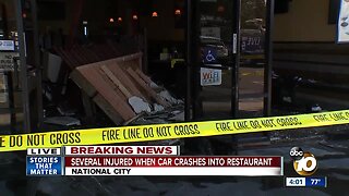 Car crashes into National City restaurant