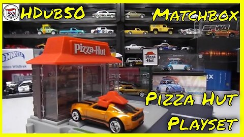 Matchbox Action Drivers Pizza Hut Play Set Opening