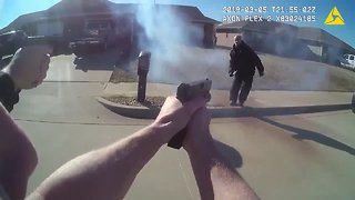 Body cam shows tense exchange before Muskogee Police shoot man