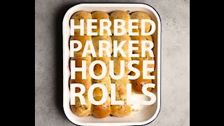 Herbed Parker House Rolls