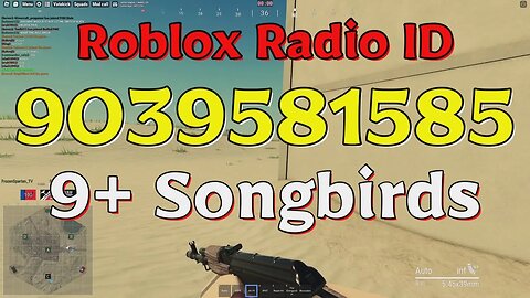 Songbirds Roblox Radio Codes/IDs