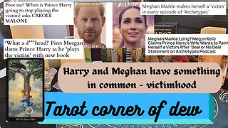 The victimhood narrative - The one thing Harry and Meghan have in common.