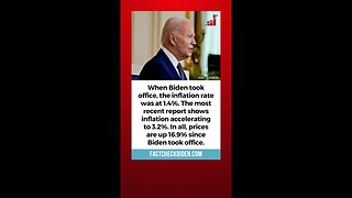 FACT CHECK: Inflation is up since Joe Biden took office.