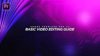 Adobe Premiere Pro CC BASIC Video Editing Guide for BEGINNERS! 💻 (2017)