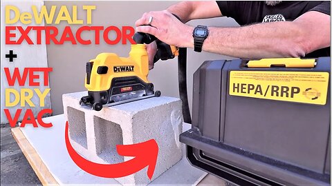 This is a Beast! DeWALT Wireless Extractor + Dry Wet Vac!