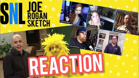 REACTION! SNL's Joe Rogan, Pete Davidson! w/ Gavin McInnes, Ashton Birdie, Chrissie Mayr, Josh Denny