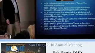 Dr. Bob Harris discusses the use of Ozone Oxygen in Dentistry at IAOMT 2010 San Diego