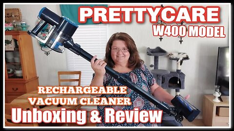 Prettycare W400 Rechargeable Vacuum Cleaner Unboxing & Review