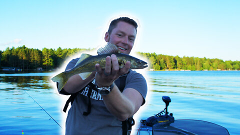 Minocqua Wisconsin Leech Walleye Fishing