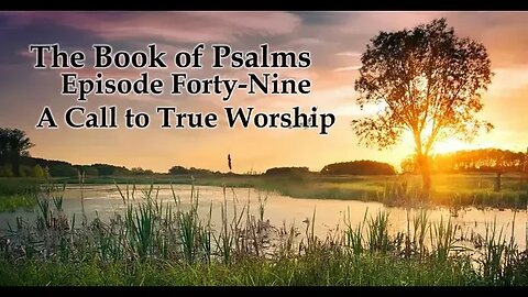 A Call to True Worship