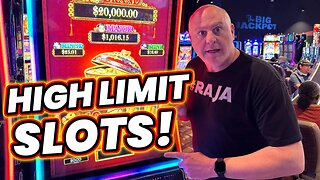 LIVE HIGH LIMIT BUFFALO GOLD & DANCING DRUMS SLOT ACTION!