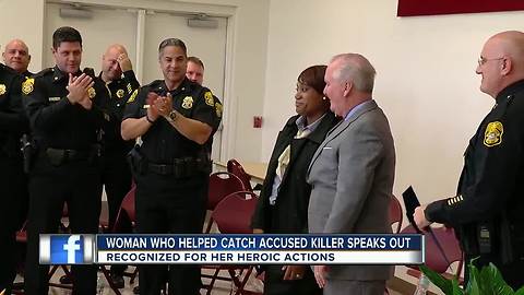 Woman who help catch accused killer speaks out