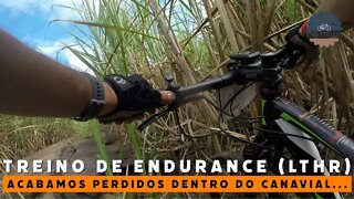 TREINO DE ENDURANCE (LTHR) - ACABAMOS PERDIDOS DENTRO DO CANAVIAL - BIKES E TRILHAS