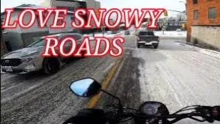 Ride After The Snow Storm With The Honda Navi